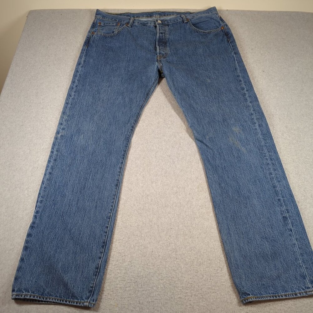 Levi's 501 Jeans Men's 40x32 Blue Denim Original Fit Straight Leg Button Fly